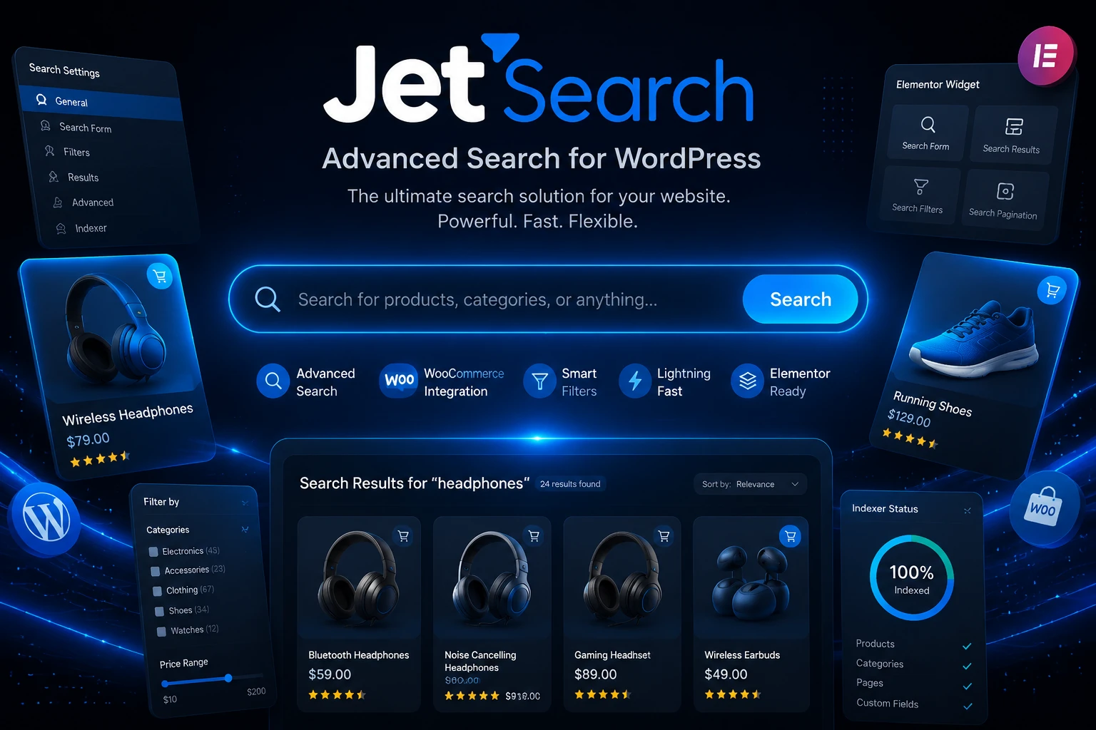 jetsearch JetSearch for Elementor – افزونه جستجوی Ajax وردپرس - Image 1